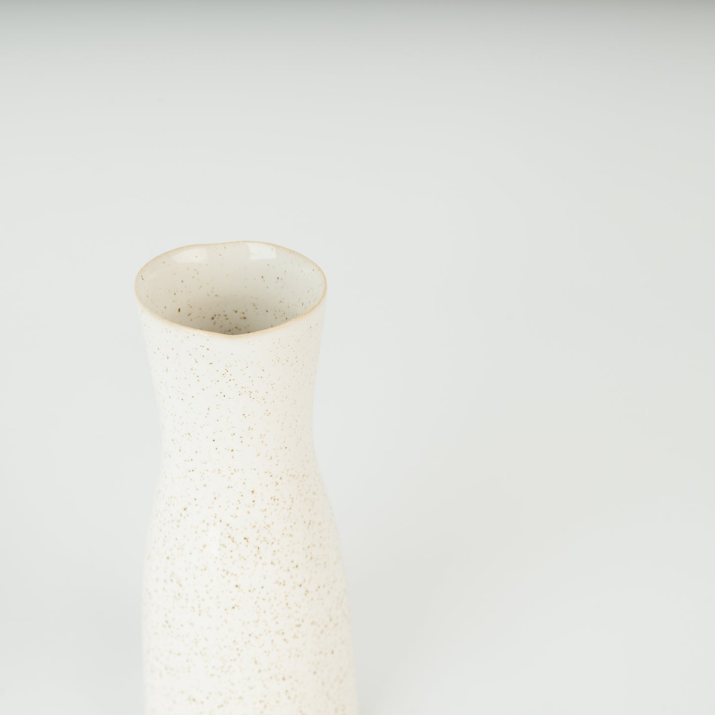 Speckled White Bud Vase image 1