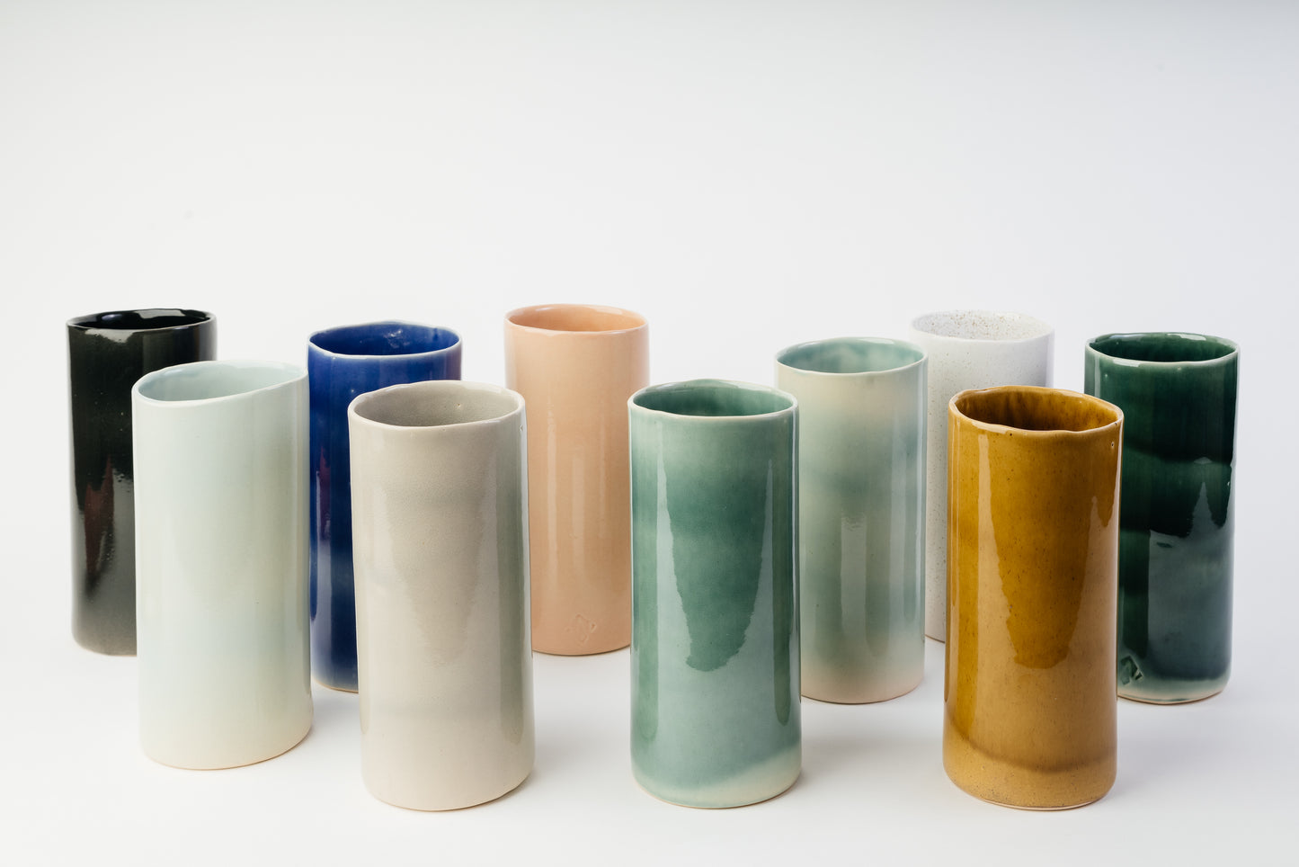 Ochre Cylinder Vase image 2