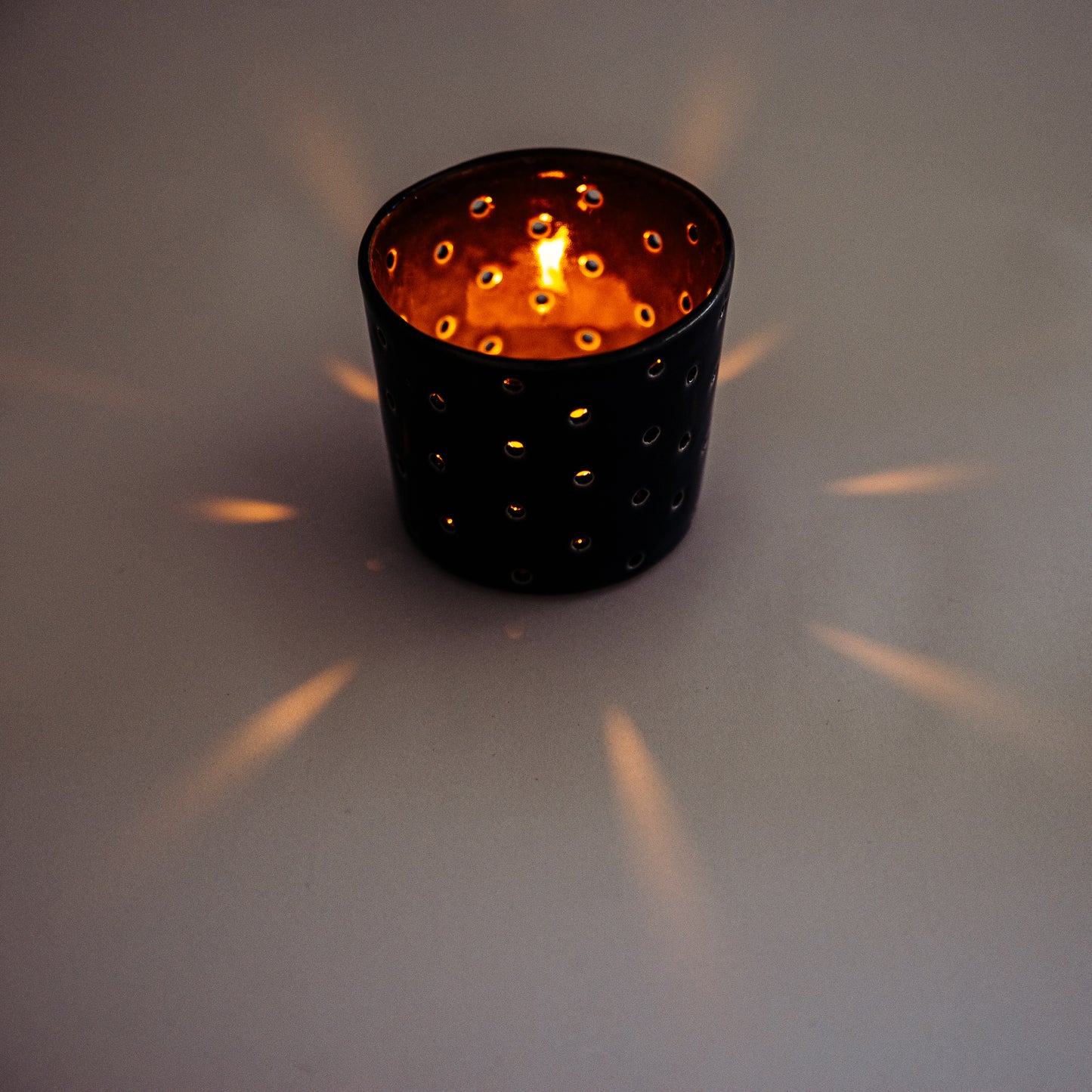 Woad Candle Lantern image 1