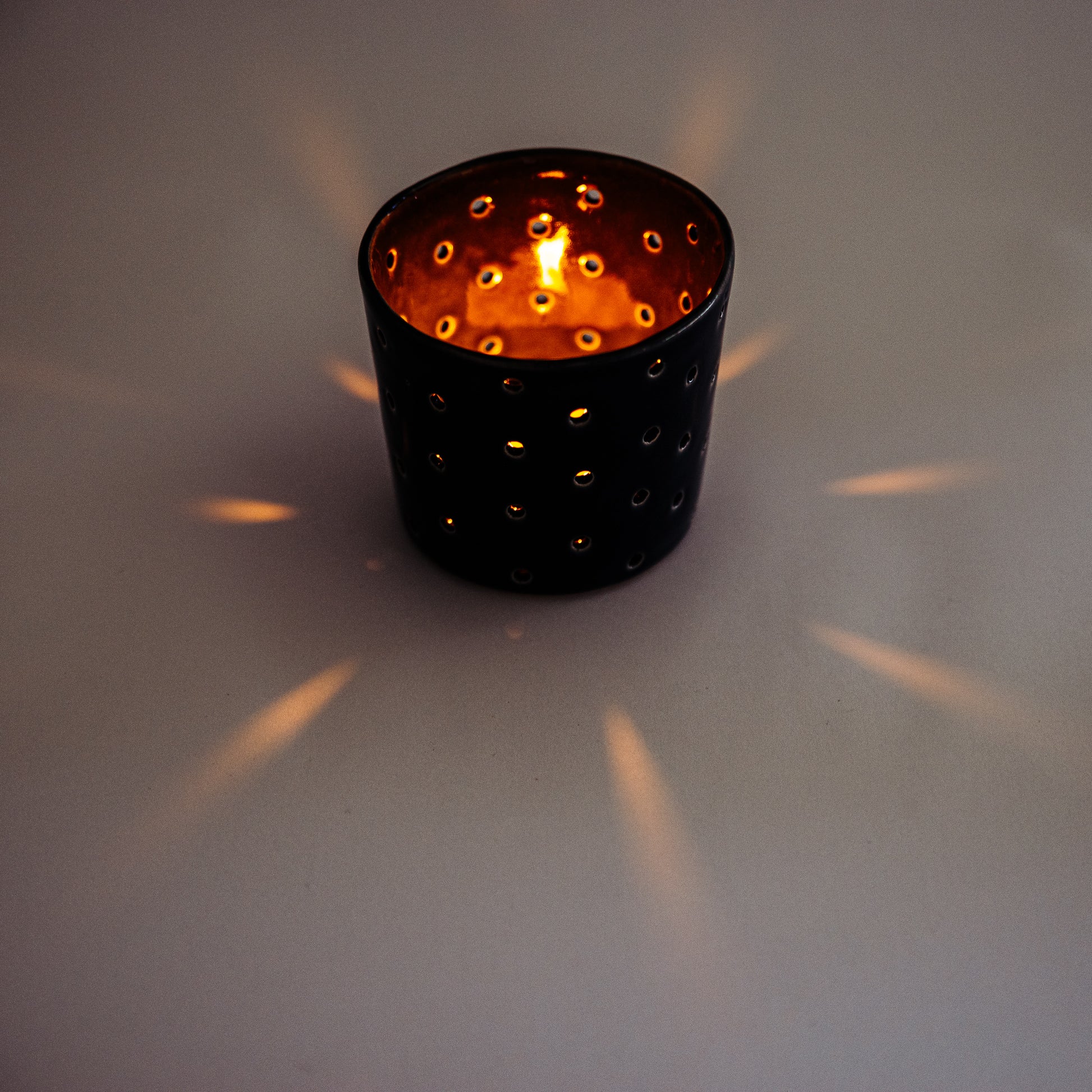 Woad Candle Lantern image 1