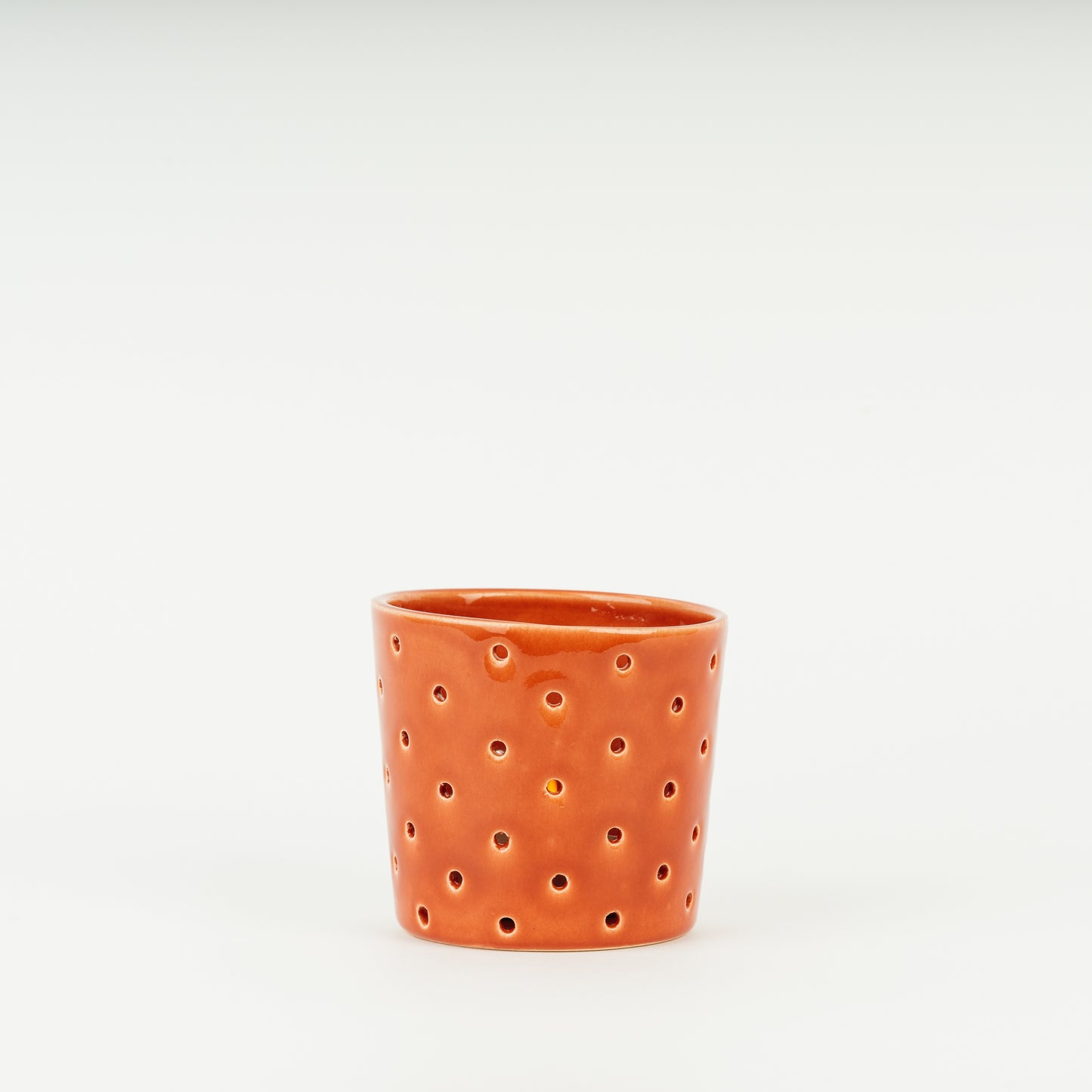 Monarch Orange Candle Lantern