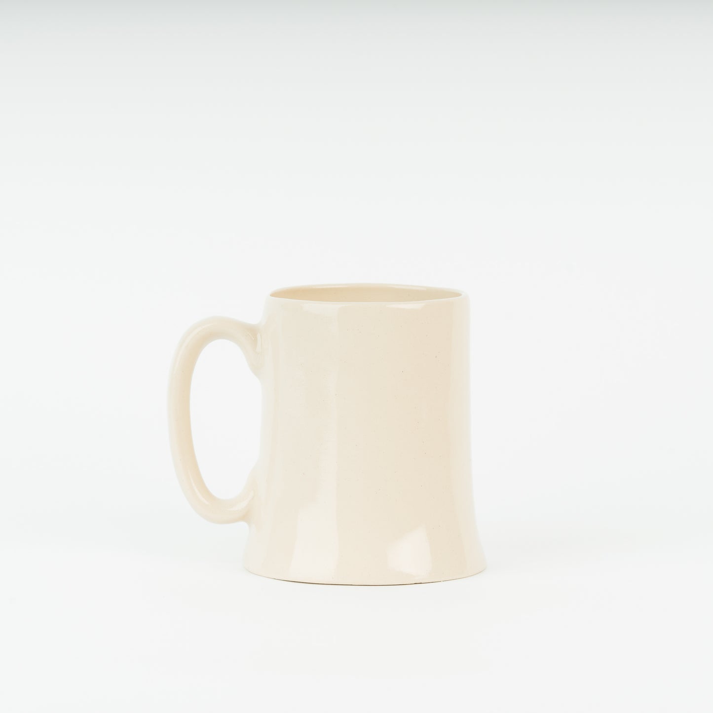 Handmade Woad Navy Blue Stoneware Half-Pint Tankard – Slip Cast Ceramic Mug with High Gloss Glaze – Sleek Traditional Pottery Beer and Tea Mug