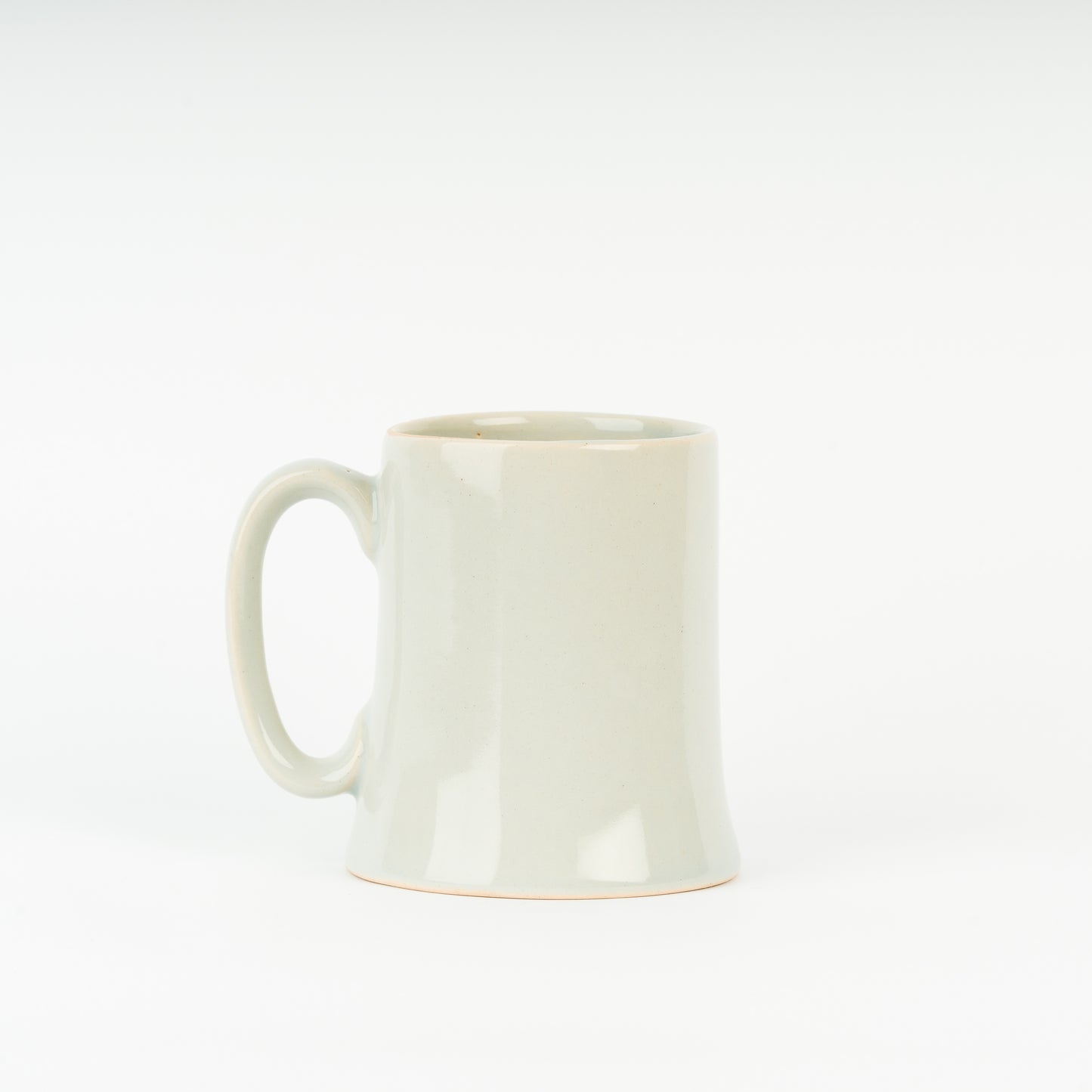 Handmade Woad Navy Blue Stoneware Half-Pint Tankard – Slip Cast Ceramic Mug with High Gloss Glaze – Sleek Traditional Pottery Beer and Tea Mug
