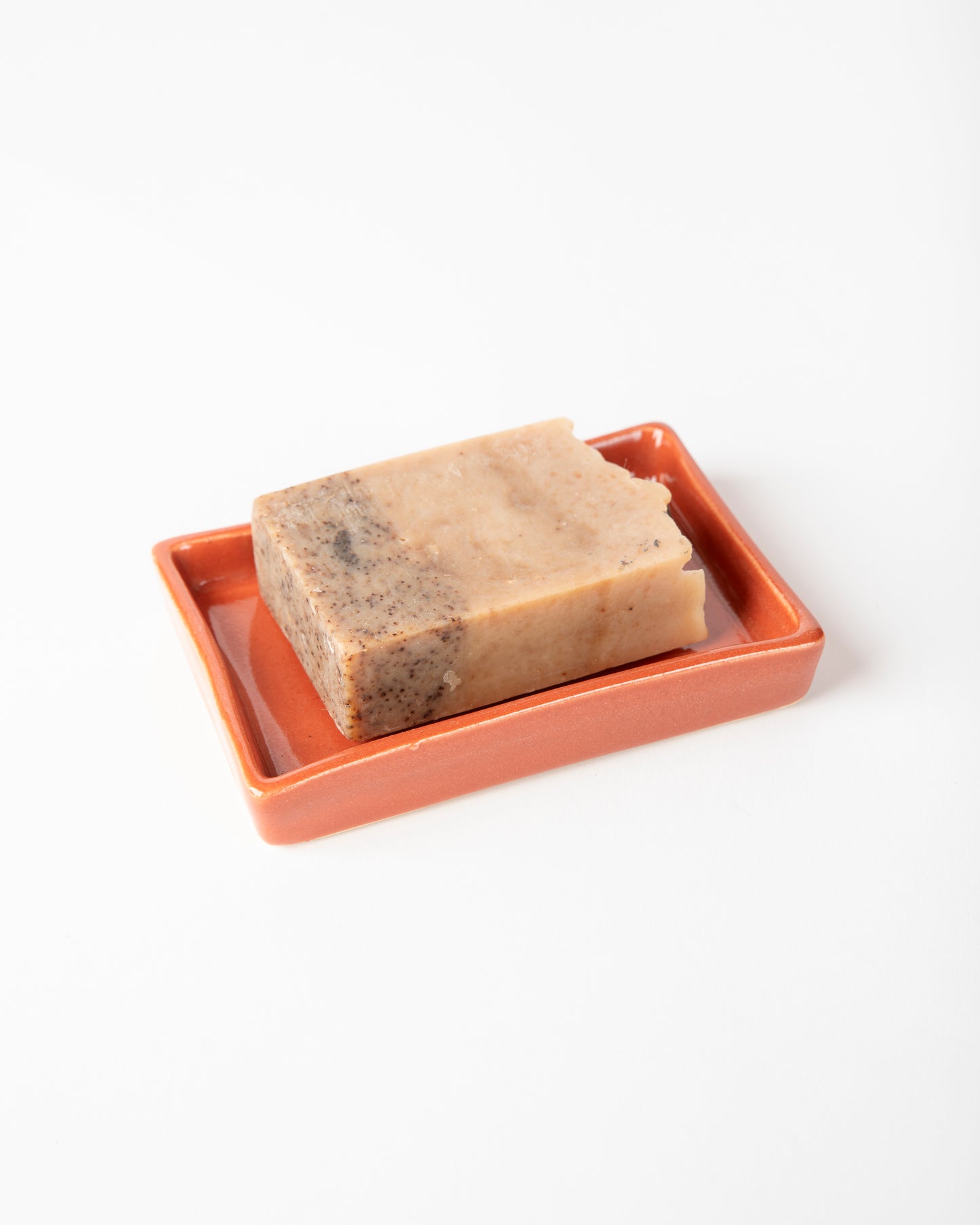 Handmade Ceramic Soap Dish – Mustard Yellow Ochre Pottery Soap Holder – Modern Bathroom Décor