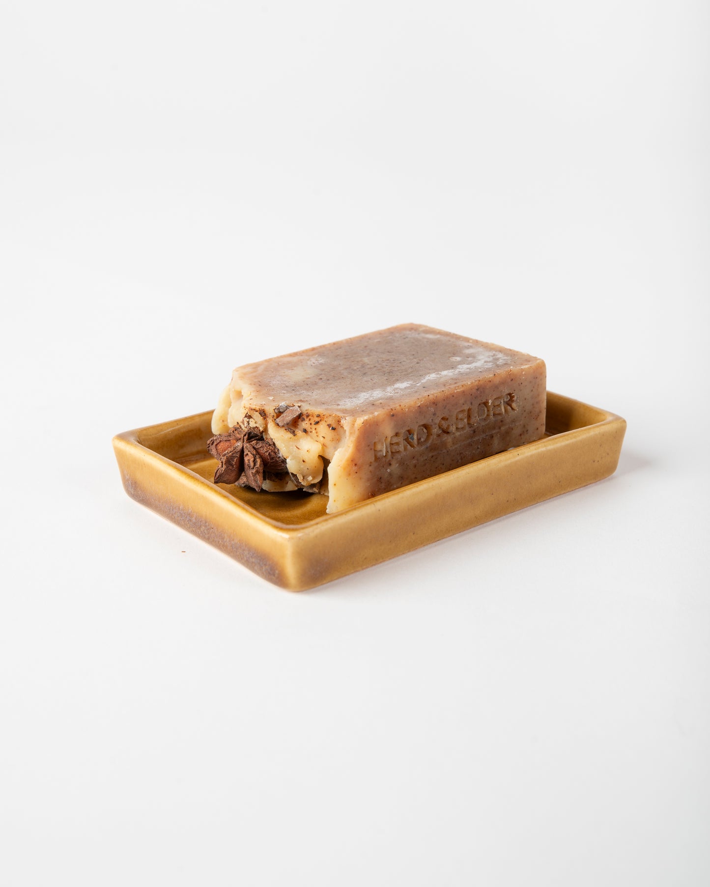 Handmade Ceramic Soap Dish – Creamy Tallow White Pottery Soap Holder – Modern Bathroom Décor