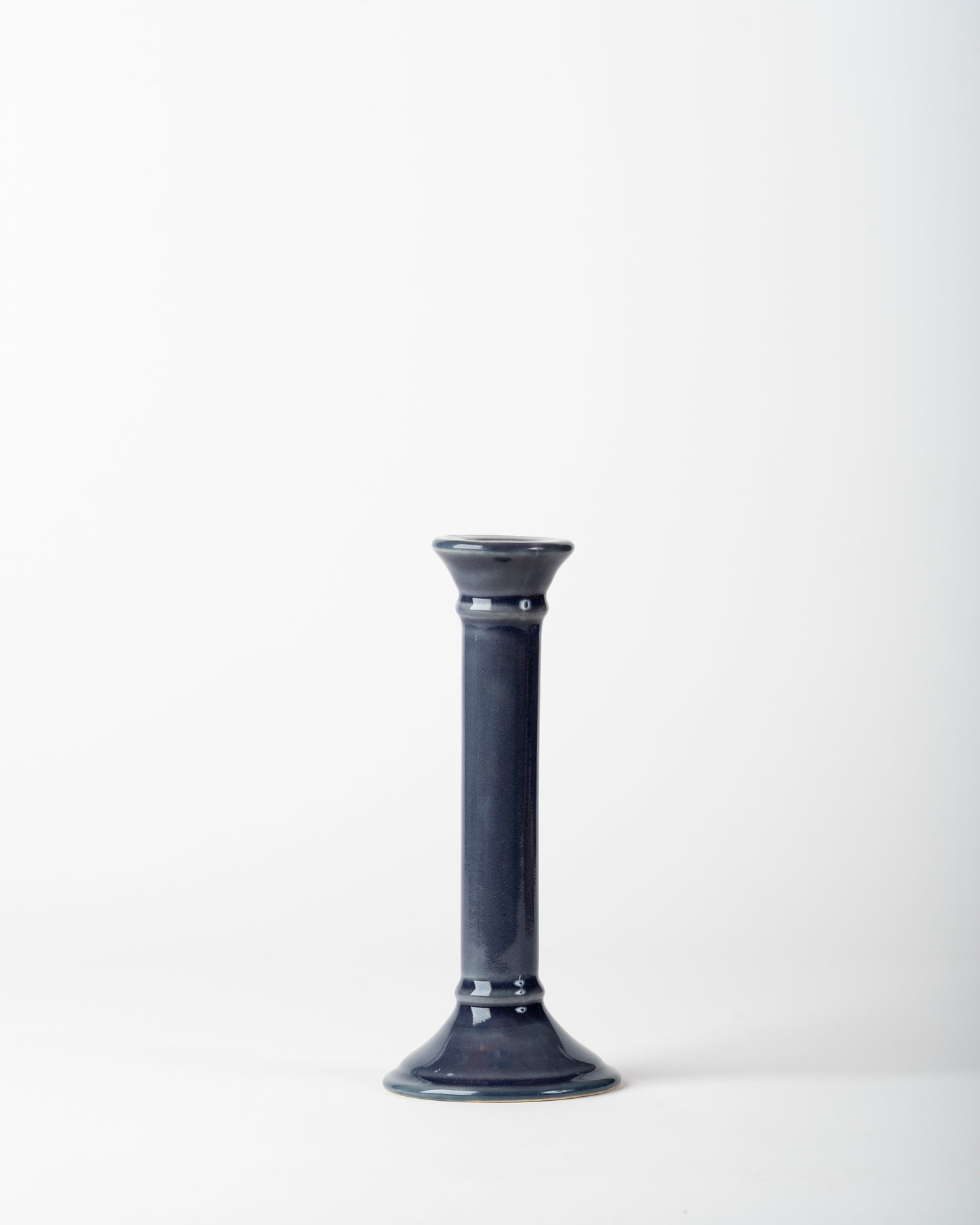 Handmade Soft Peony Pink Ceramic Taper Candle Holder – Elegant Home Décor