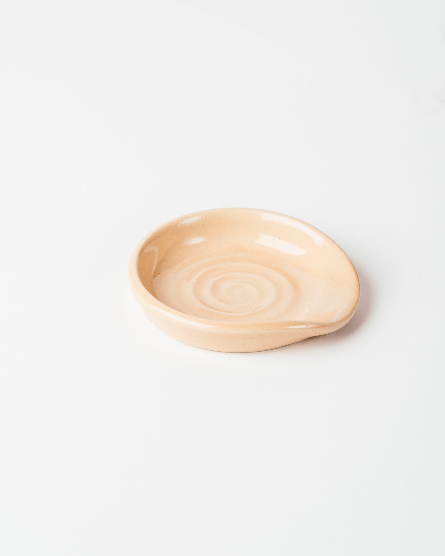 Handmade Dark Woad Blue Ceramic Spoon Rest – Minimalist Kitchen Counter Accessory for Clean Cooking & Stylish Decor