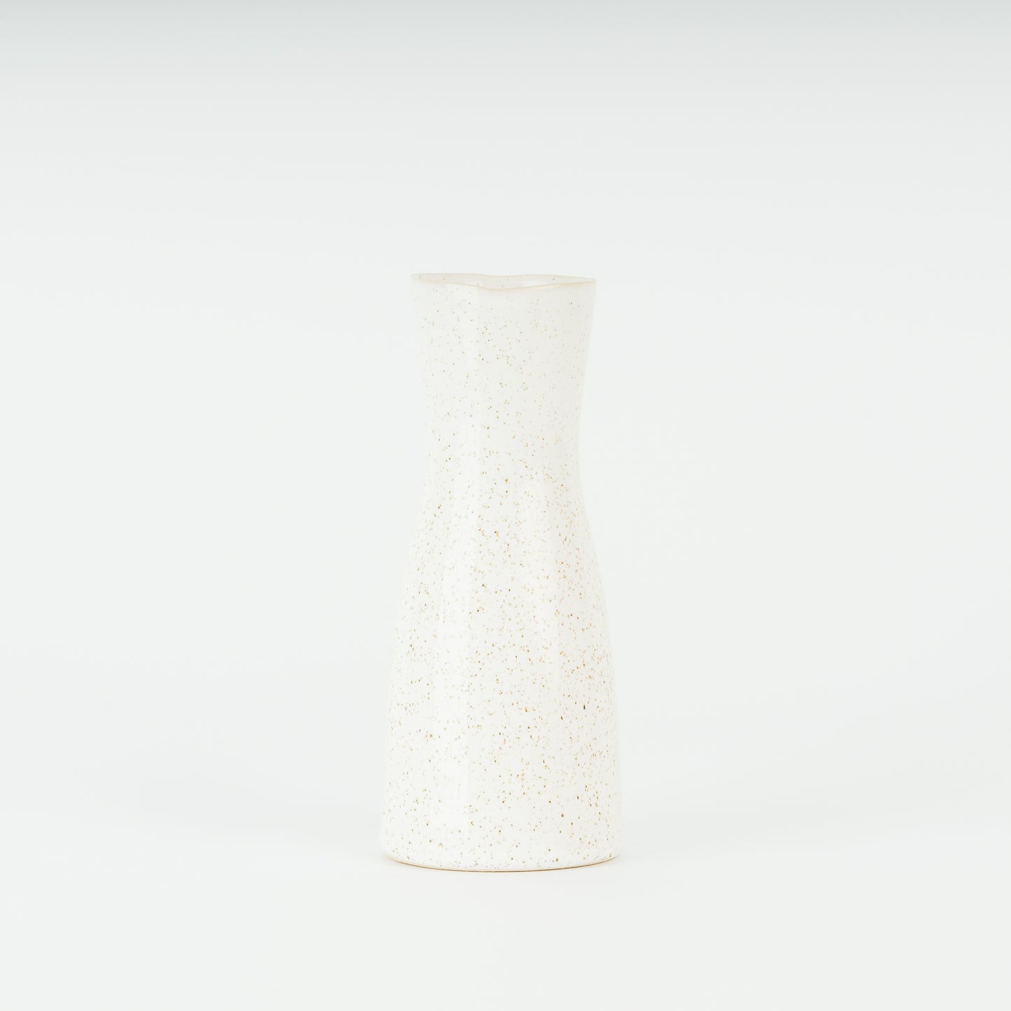 Speckled White Bud Vase image 0