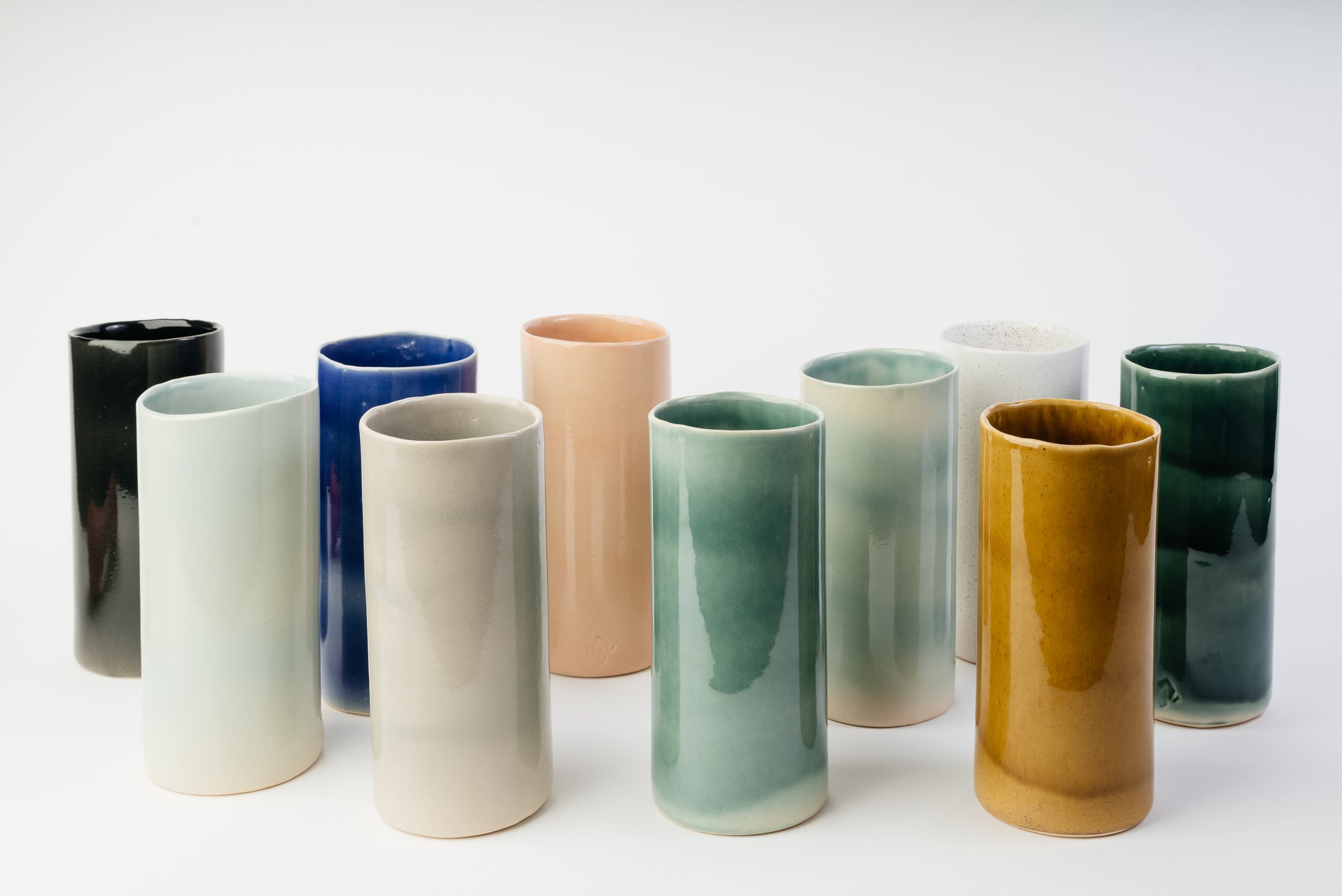 Ochre Cylinder Vase image 2