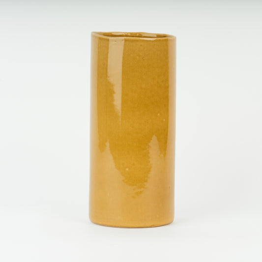 Ochre Cylinder Vase