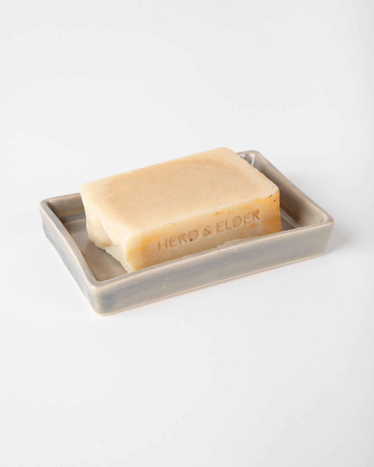 Handmade Ceramic Soap Dish – Mustard Yellow Ochre Pottery Soap Holder – Modern Bathroom Décor