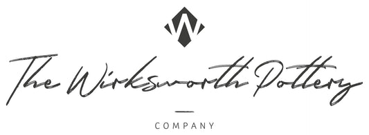 Logo and name of The Wirksworth Pottery Company on a white background